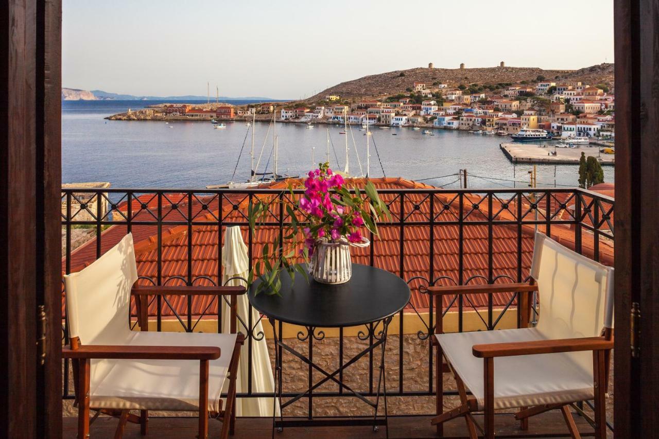 Rosalia Apartments Chalki Town Buitenkant foto