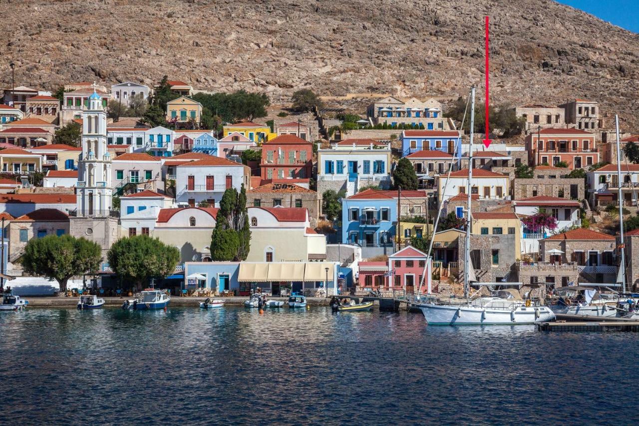 Rosalia Apartments Chalki Town Buitenkant foto