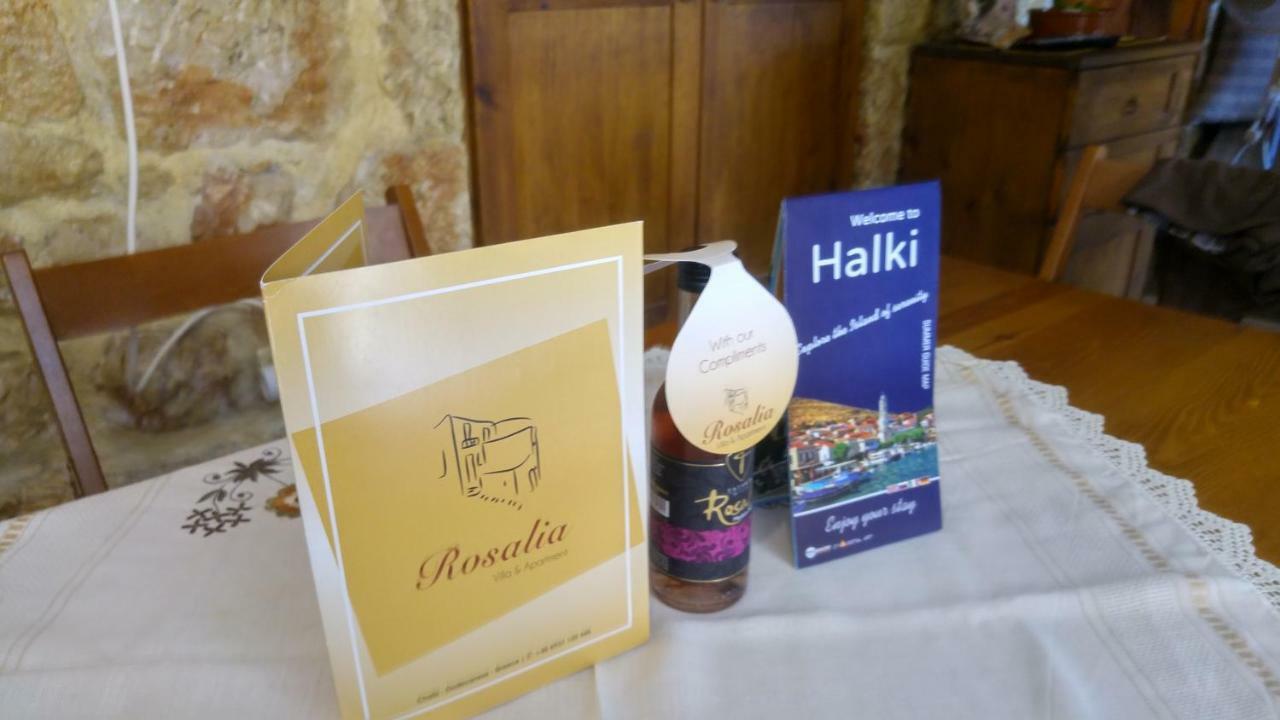 Rosalia Apartments Chalki Town Buitenkant foto